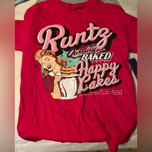 Kids Red Graphic T-Shirt